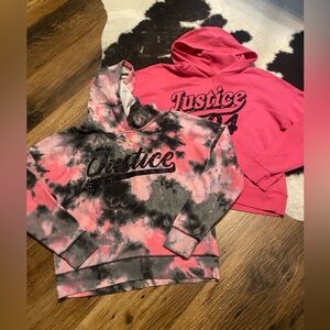 Girl’s Justice Bundle of Hoodies Size Large